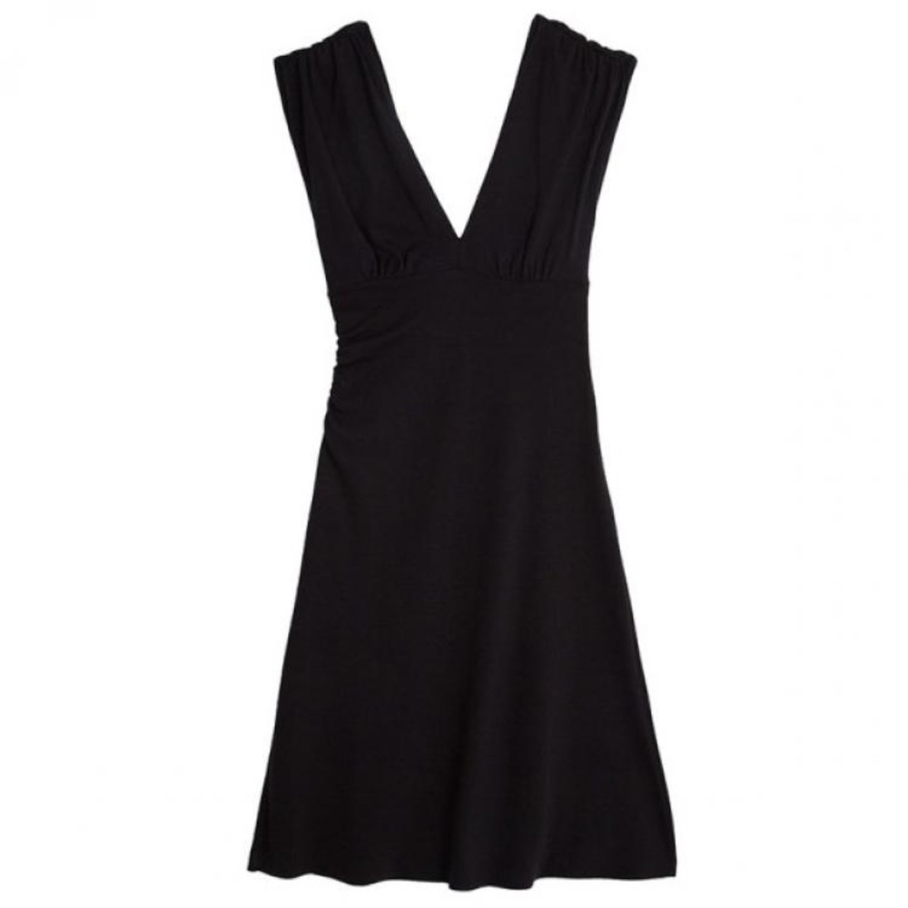 DVF Mula V-Neck Ruched Knee Length‎ Wool Dress Sz 4